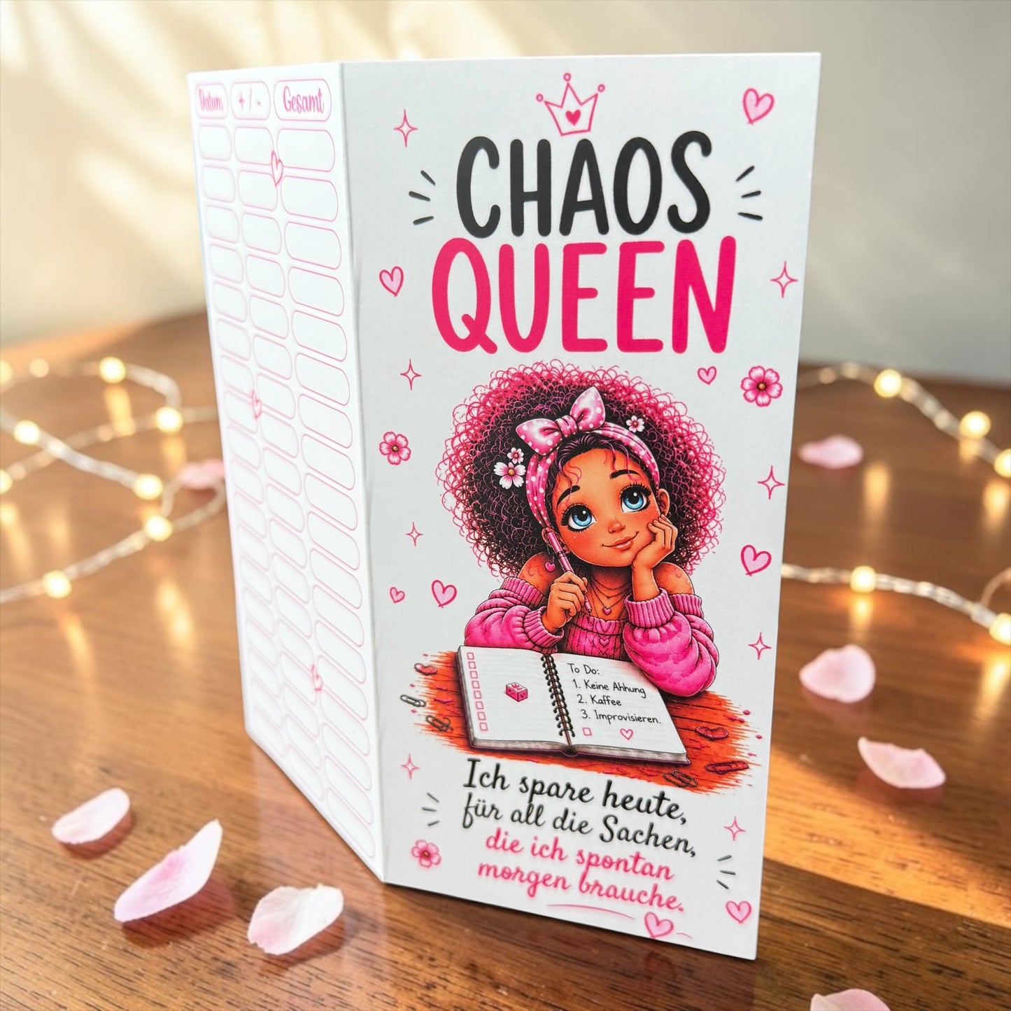 Chaos Queen - Rubbellose A6 Klappkarte