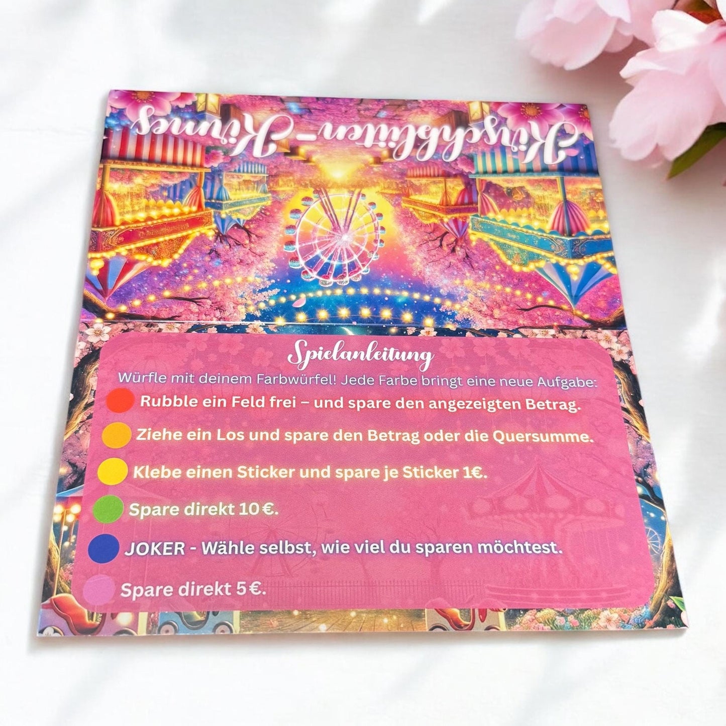 Kirschblüten-Kirmes – A6 Klappkarte