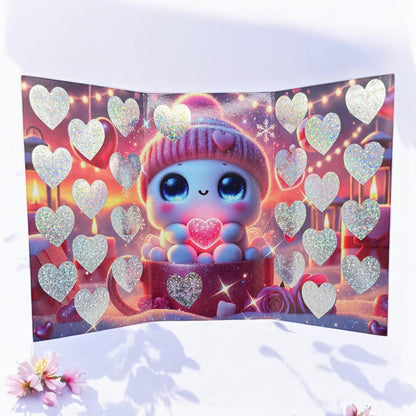 Happy Valentines – A6 Klappkarte