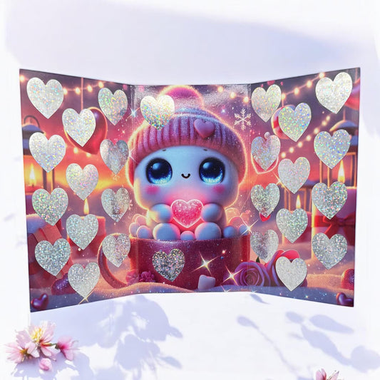 Happy Valentines – A6 Klappkarte