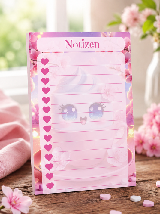 Notizblock „Marshmallow Frühling"