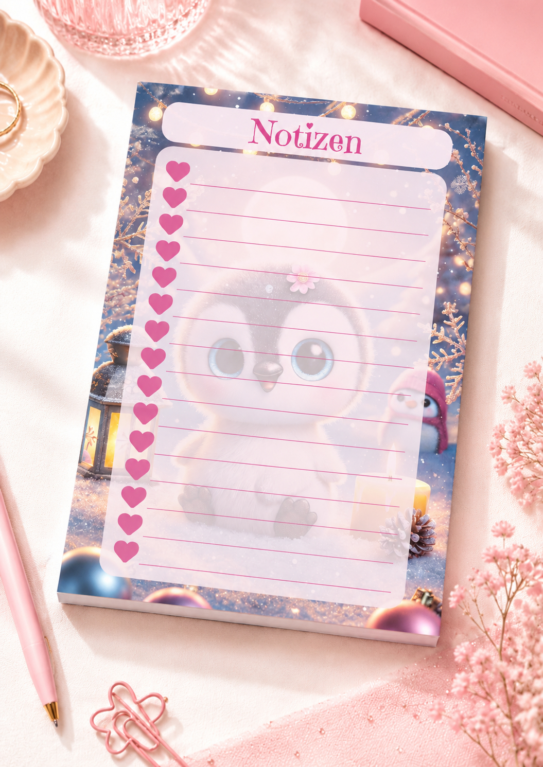 Notizblock „Pinguin"