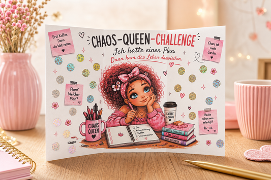 Chaos Queen - A6 Klappkarte