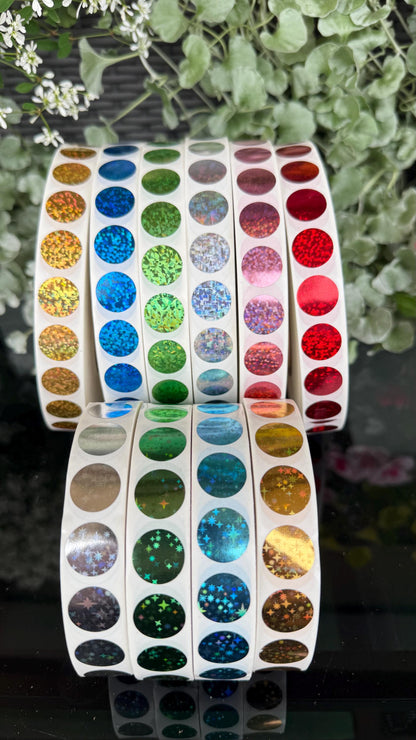 Ø 1,6 cm - 1.000 Stück Rubbelsticker
