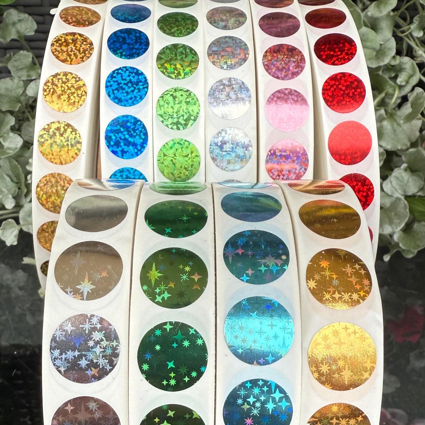 Ø 1,6 cm - 1.000 Stück Rubbelsticker