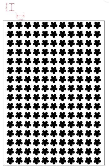 Rubbelsticker Blumen – Pink (A4-Bogen)