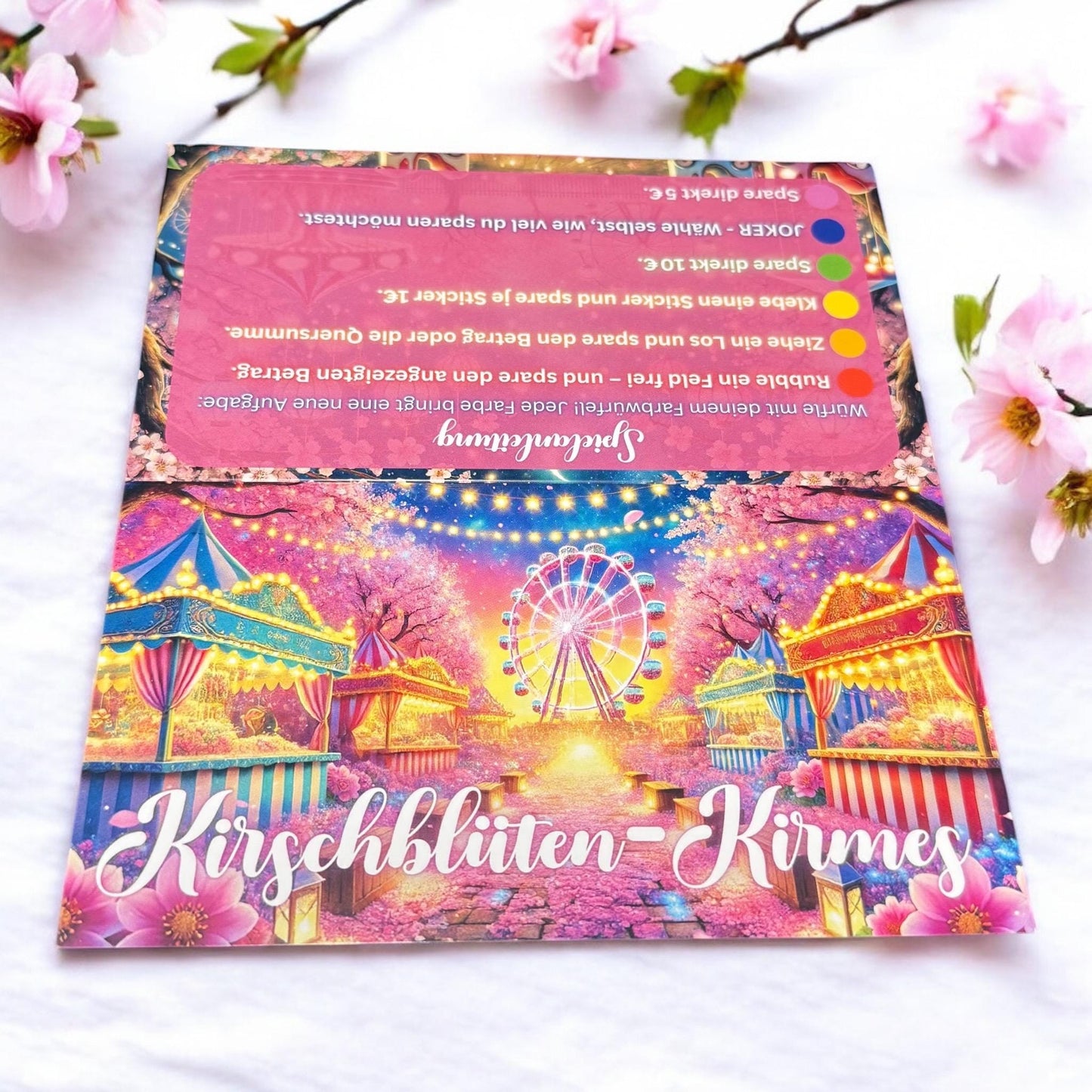 Kirschblüten-Kirmes – A6 Klappkarte