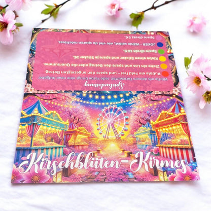 Kirschblüten-Kirmes – A6 Klappkarte