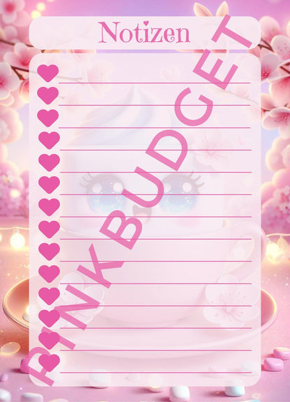 Notizblock „Marshmallow Frühling"