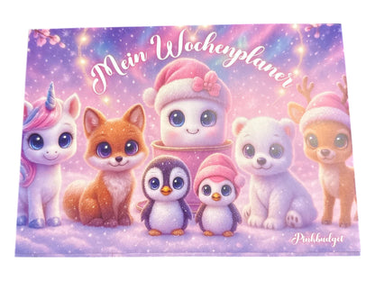 Wochenplaner-Block „Mondlichttiere"
