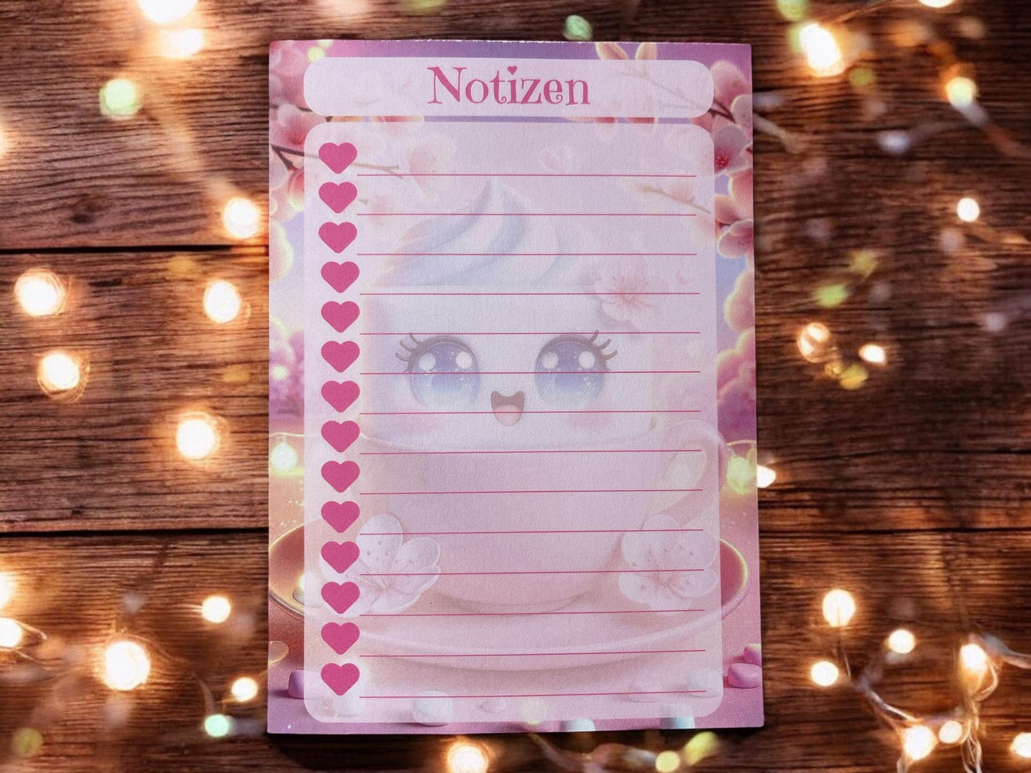 Notizblock „Marshmallow Frühling"
