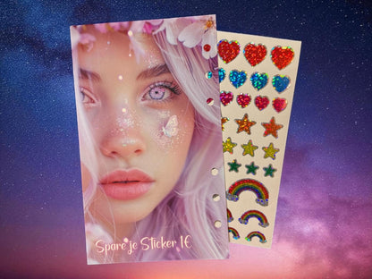 Spiegelbild – A6 Einheft-Challenge mit Stickern