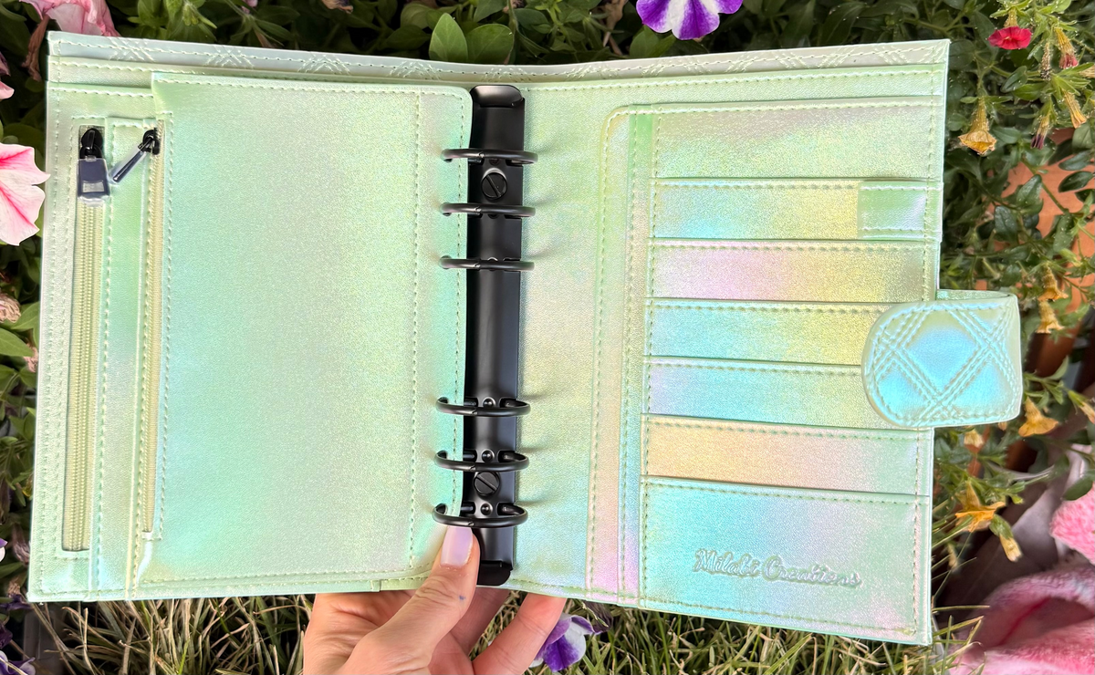 Deluxe Budget A6 Binder in Opal Grün – Kooperation mit Milabi Creations aus Nordirland
