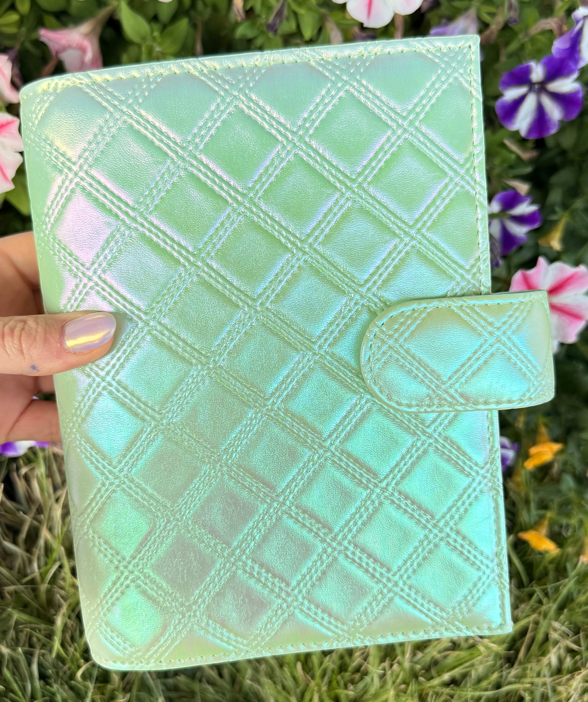 Deluxe Budget A6 Binder in Opal Grün – Kooperation mit Milabi Creations aus Nordirland