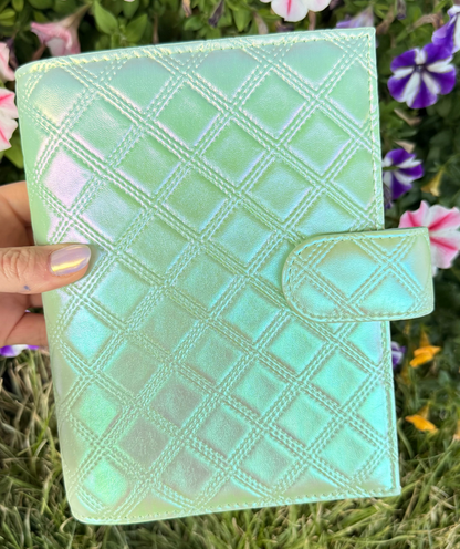 Deluxe Budget A6 Binder in Opal Grün – Kooperation mit Milabi Creations aus Nordirland